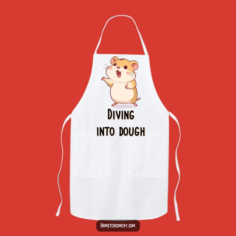 Funny Hamster Hop Apron - Silly Chef Kitchen Funny Gift