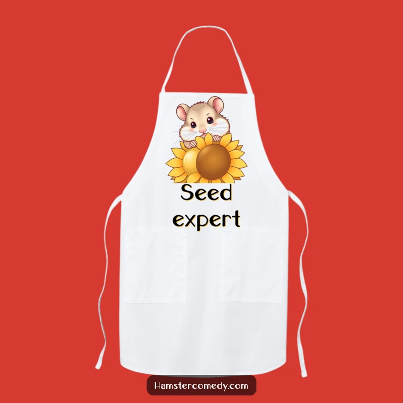 Funny Hamster Chef Apron - Hilarious Seed-Nibbling Kitchen Fun for Cooks