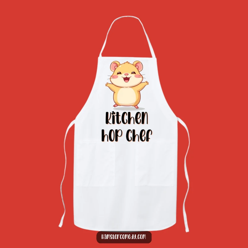 Funny Hamster Hop Apron - Cook with Cute Jumps, Practical Funny Gift