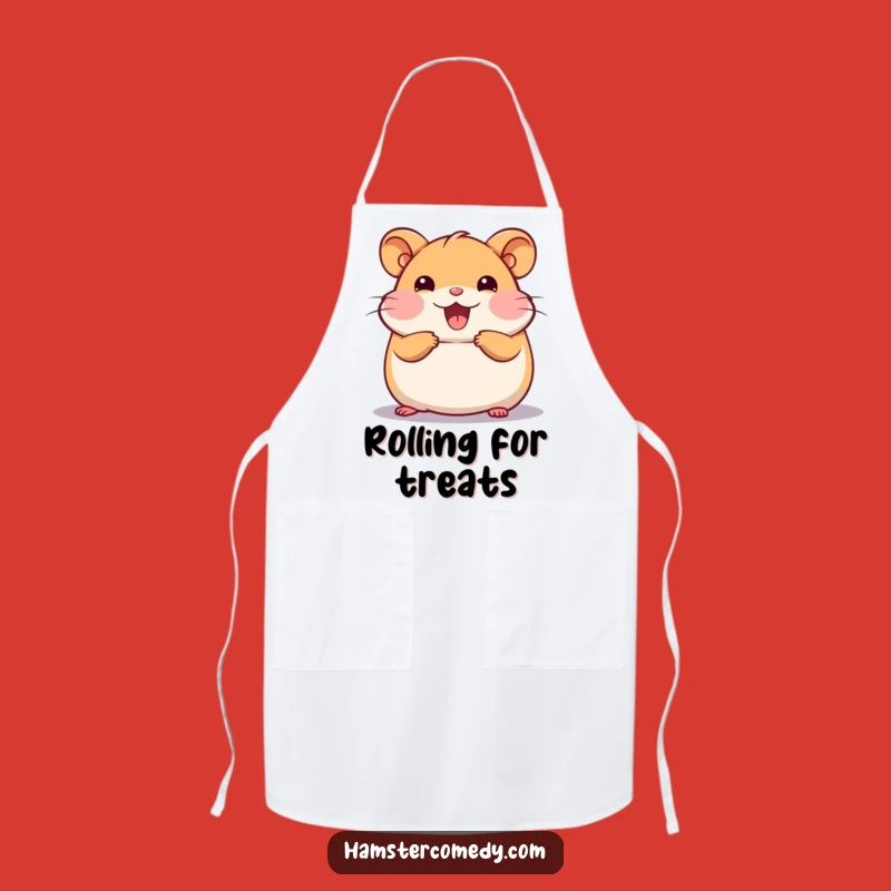 Funny Kawaii Hamster Apron: Roll into Culinary Fun!