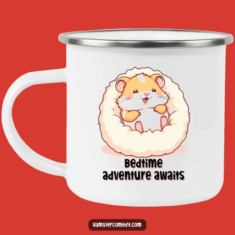 Funny Hamster Rolling Camping Mug -Adventure Ready Pet Lover Gift