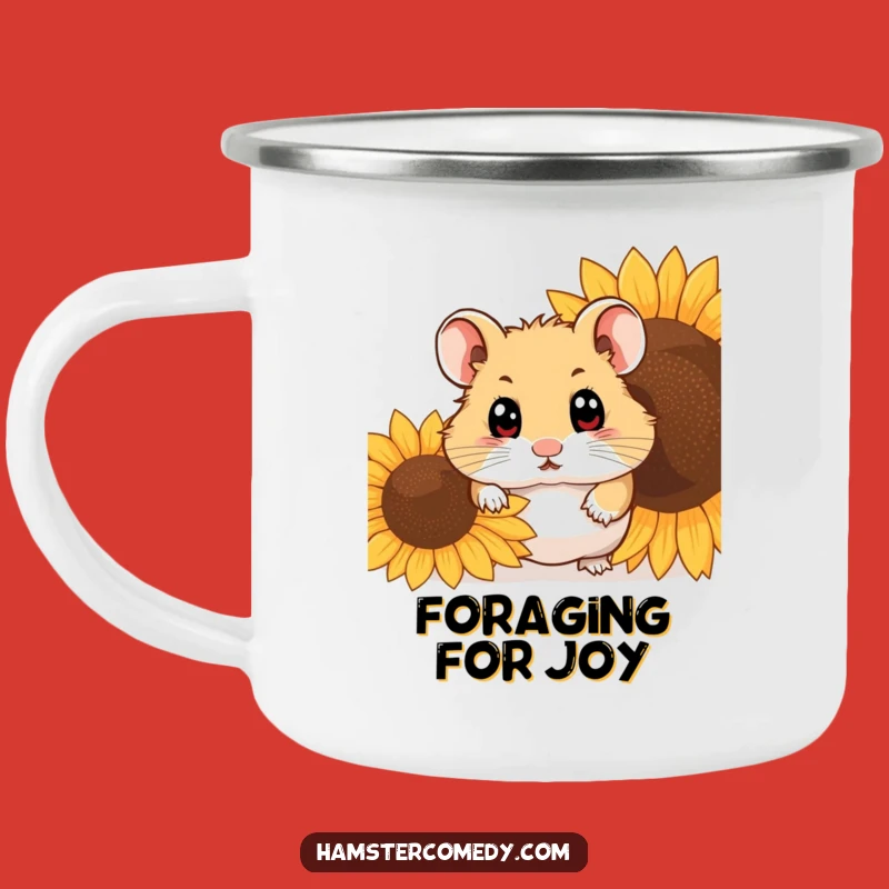 Funny Hamster Camping Mug: Seed Explorer, Shy Hamster Funny Gift