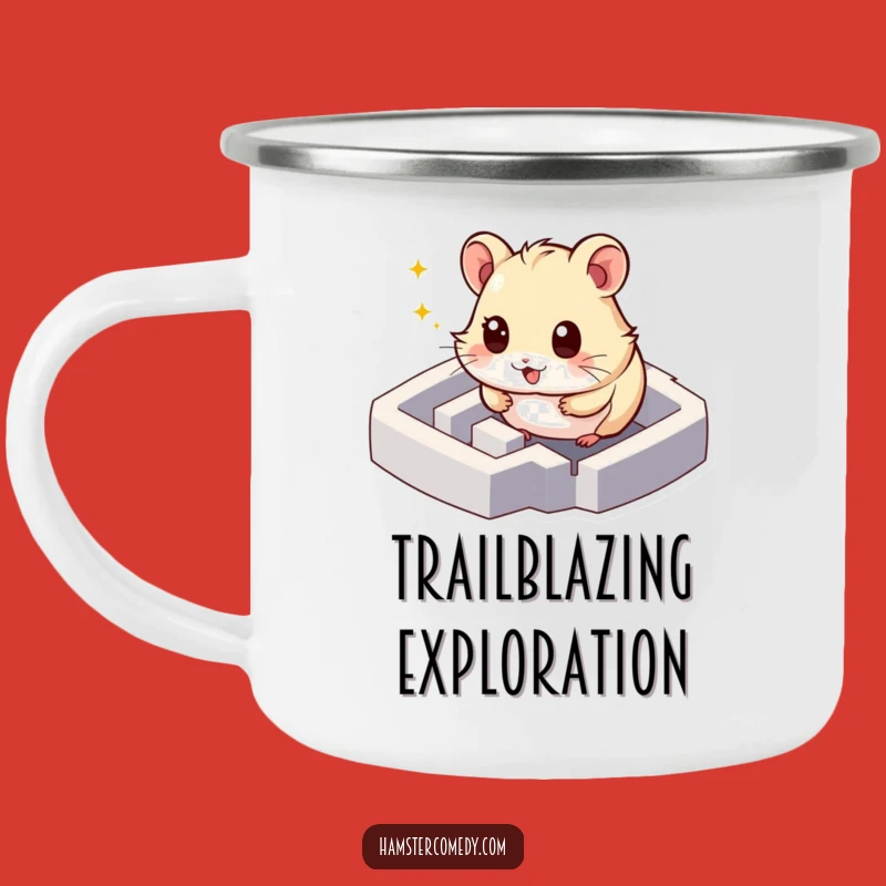 Funny Hamster Maze Camping Mug - Explore Your Coffee!