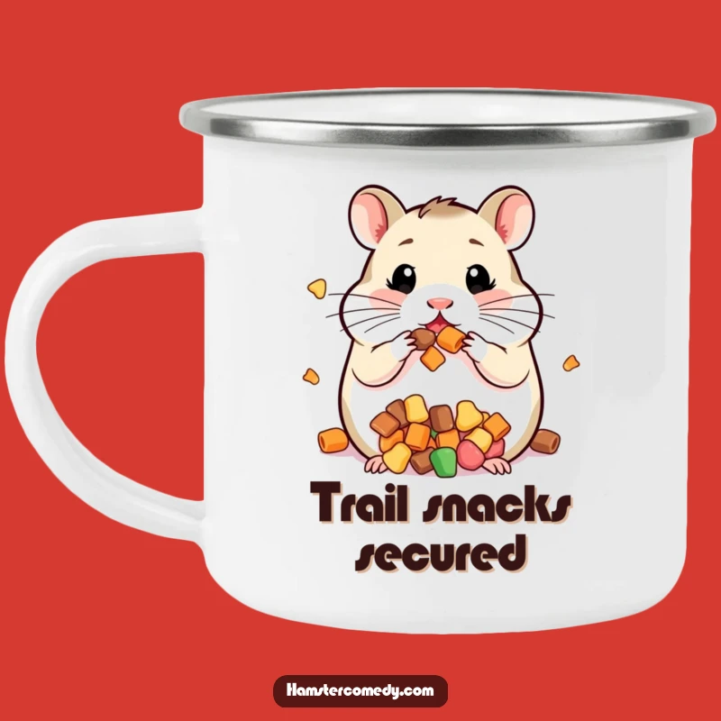 Durable Funny Kawaii Hamster Cheeks Mug - Outdoor Snack Companion