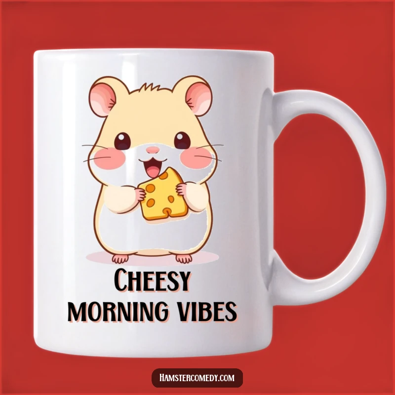 Funny Kawaii Hamster Cheese Mug - Cute Hamster Coffee Cup Lover, Perfect Funny Gift