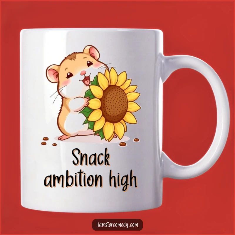 Funny Hamster Seed Struggle Mug: Hilarious Pet Struggle Gift