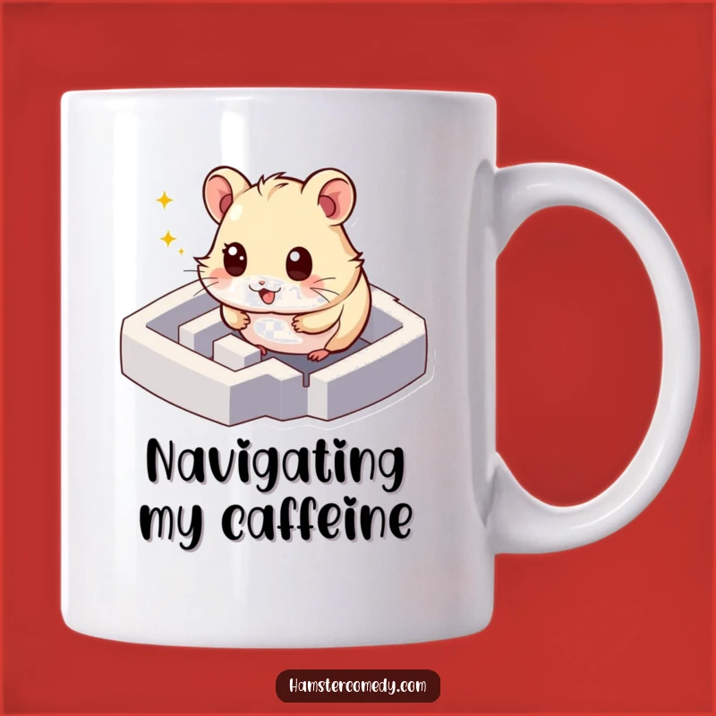 Funny Hamster Maze Explorer Mug - Curious & Humorous Gift