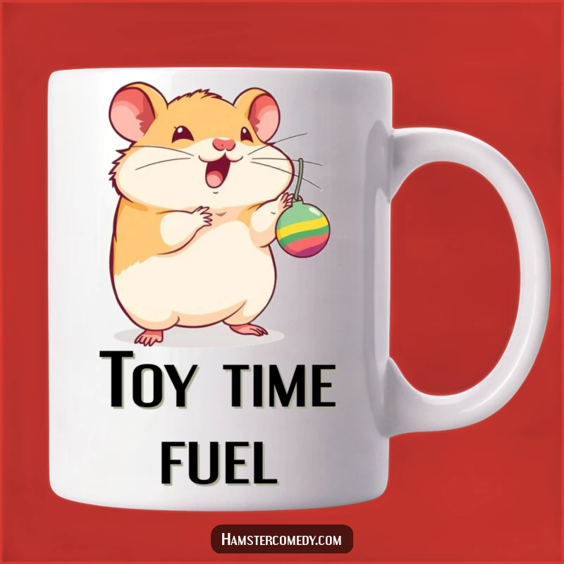 Funny Hamster Toy Mug - Playful Excitement Gift for Small Pet Lovers