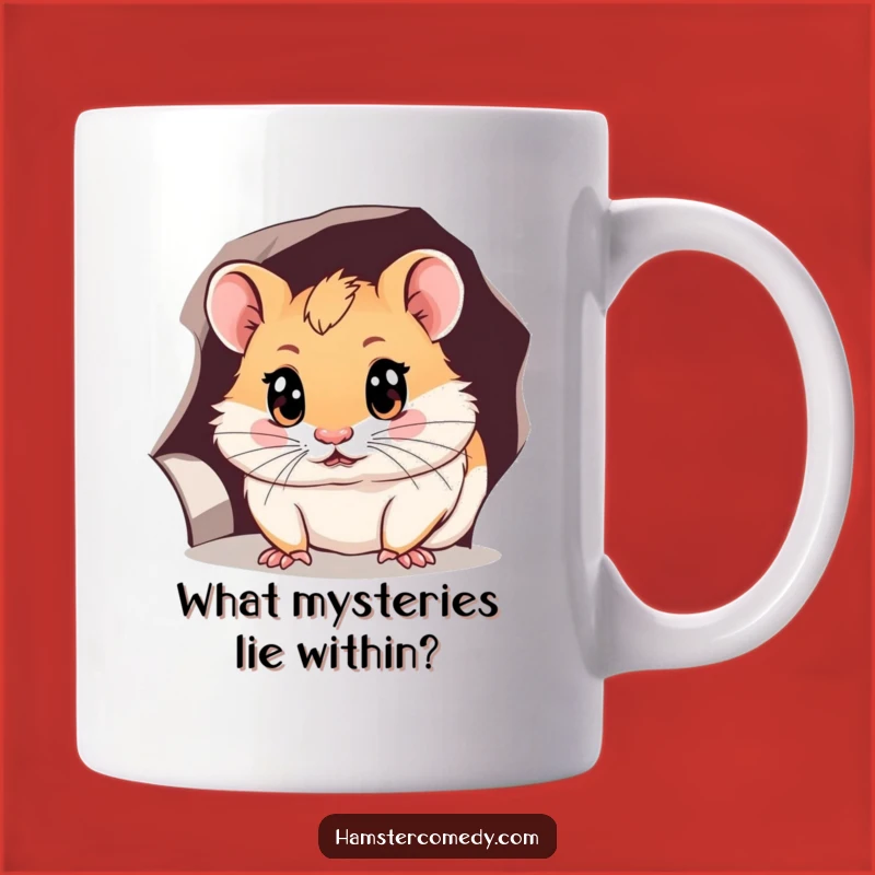 Funny Hamster Peeking Mug: A Hilarious Gift for Curious Souls