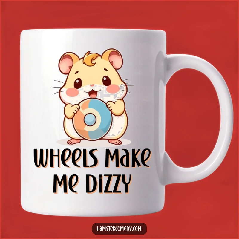 Funny Kawaii Hamster Surprise Mug: Wide-Eyed Wonder Gift