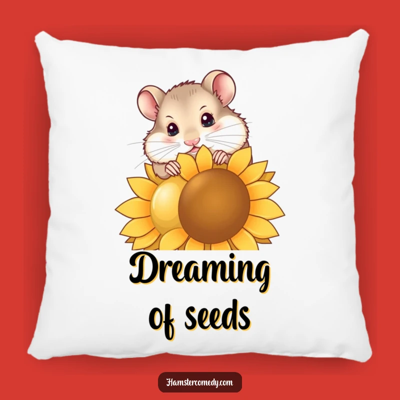 Funny Hamster Pillow - Cozy and Hilarious Seed-Nibbling Comfort for Your Home