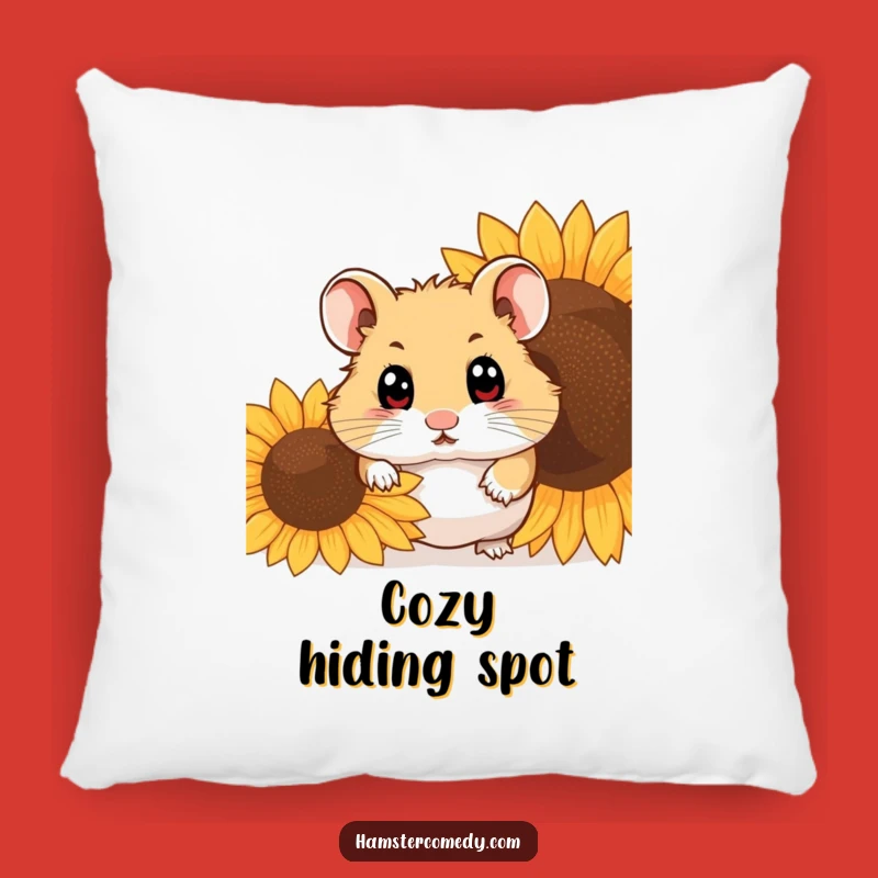 Funny Hamster Pillow: Cozy Seed Snuggler, Adorable Hamster Funny Gift Pillow