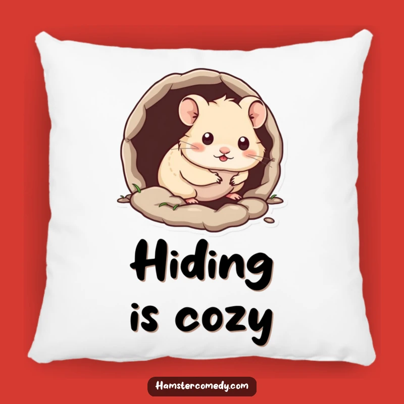 Funny Kawaii Hamster Pillow: Soft Burrow Dweller, a Cozy Funny Gift