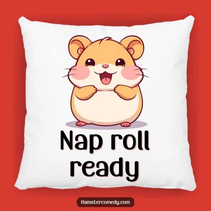 Funny Kawaii Hamster Pillow: Cuddle Up with a Rolling Friend!