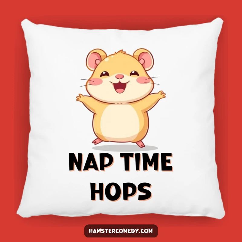 Soft Funny Hamster Hop Pillow - Cozy Jumps, Adorable Funny Gift