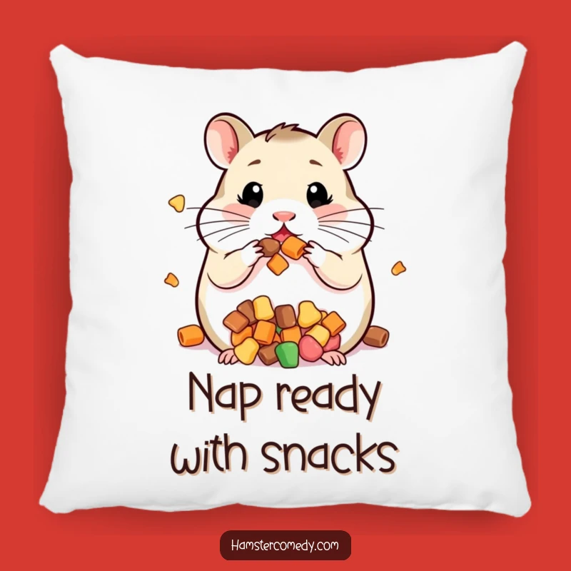 Soft Funny Kawaii Hamster Cheeks Pillow - Cozy & Hilarious Accent
