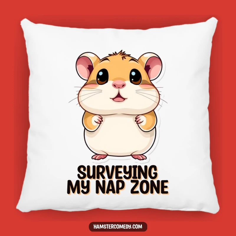 Funny Hamster Eyes Pillow: Cozy Comfort for the Curious