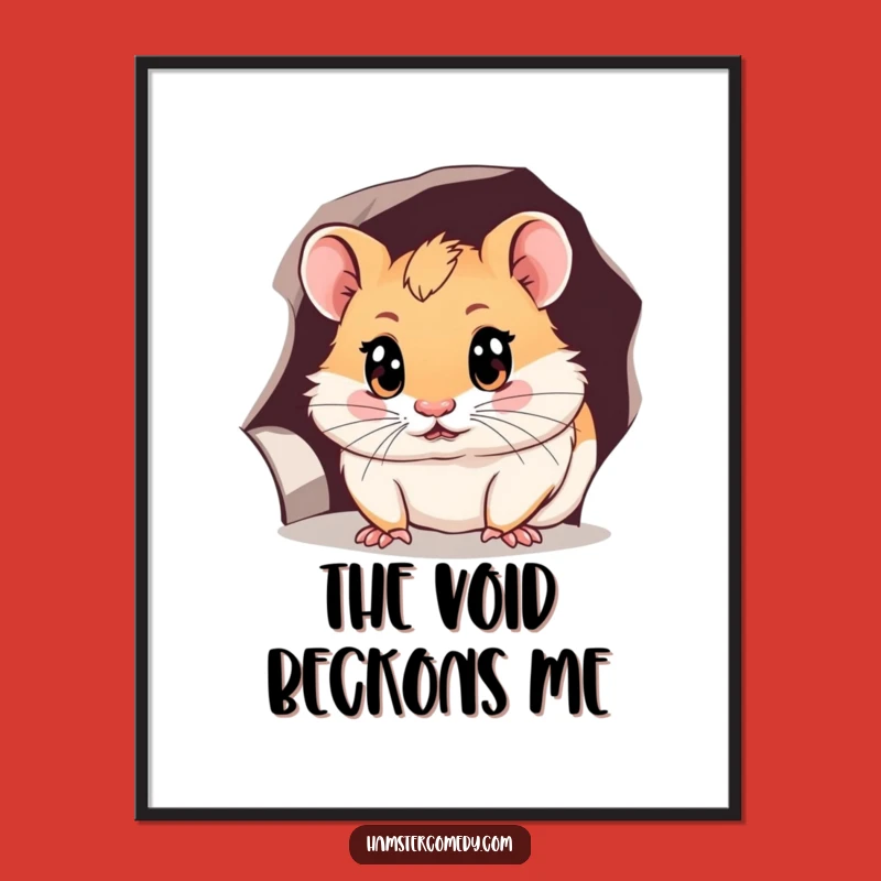 Funny Hamster Peeking Digital Art: Instant Curiosity and Humor Download