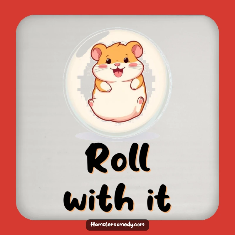 Funny Hamster Ball Roller Coaster: Protect Surfaces with Rodent Roll Humor Gift