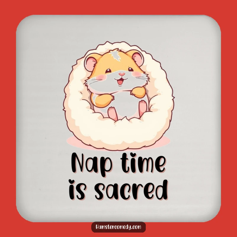 Funny Hamster Rolling Coaster - Protect Surfaces with Cute Humor