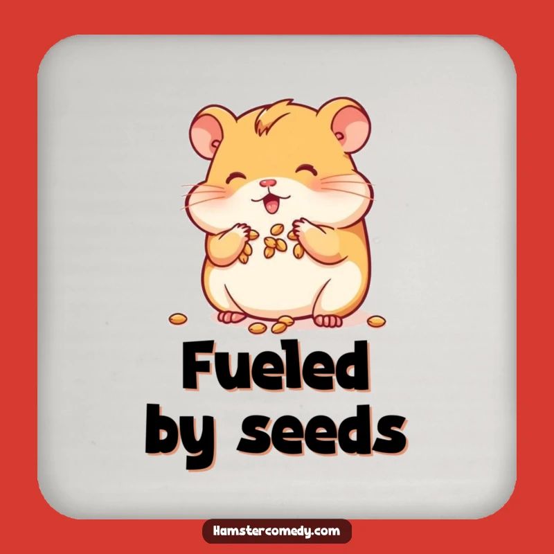 Funny Kawaii Hamster Coasters: Set of Cheek Stuffers, Perfect Funny Gift