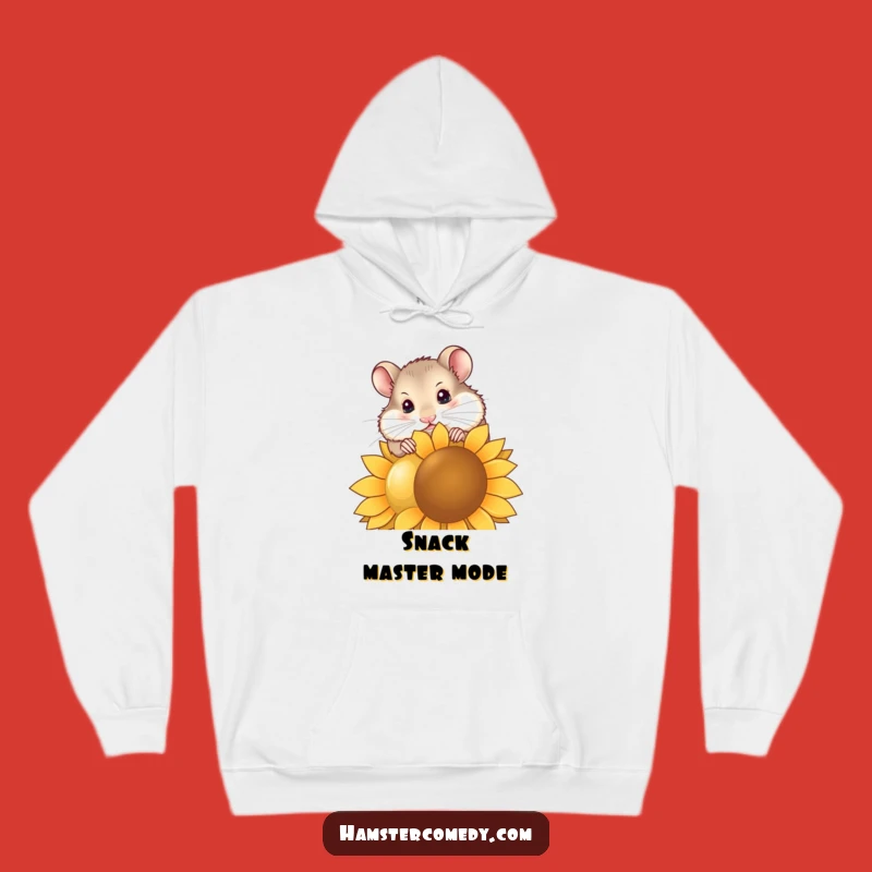 Cozy Funny Hamster Hoodie - Warm and Hilarious Gift for Seed Snackers