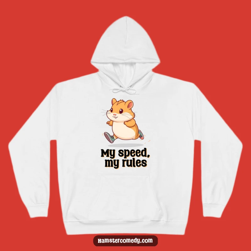 Cozy Funny Hamster Runner Hoodie - Warm & Motivated Gift
