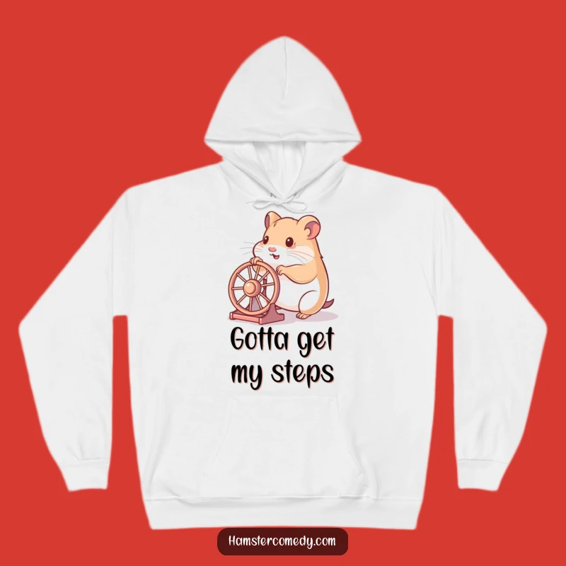 Cozy Funny Hamster Wheel Hoodie: Warmth for Your Active Lifestyle