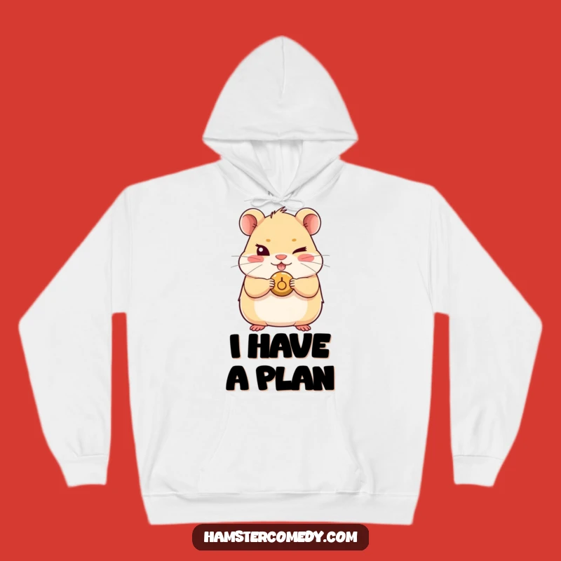 Cozy Funny Kawaii Hamster Hoodie: Mischief & Warmth!