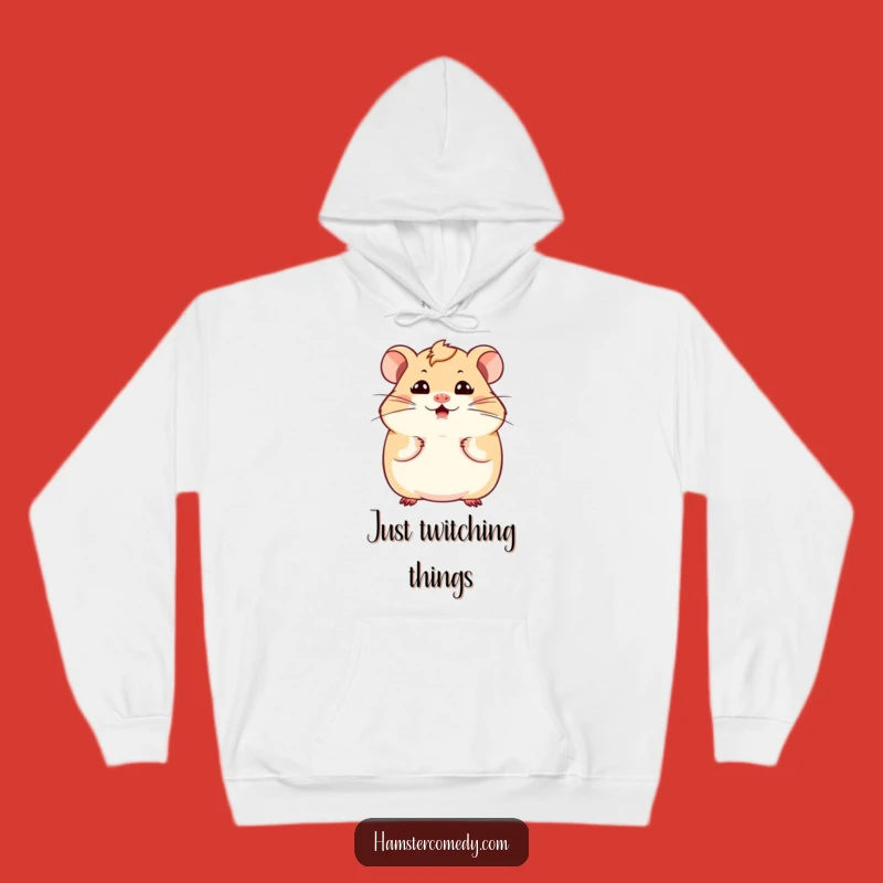 Cozy Funny Kawaii Hamster Hoodie: Warm & Witty Whiskered Companion!