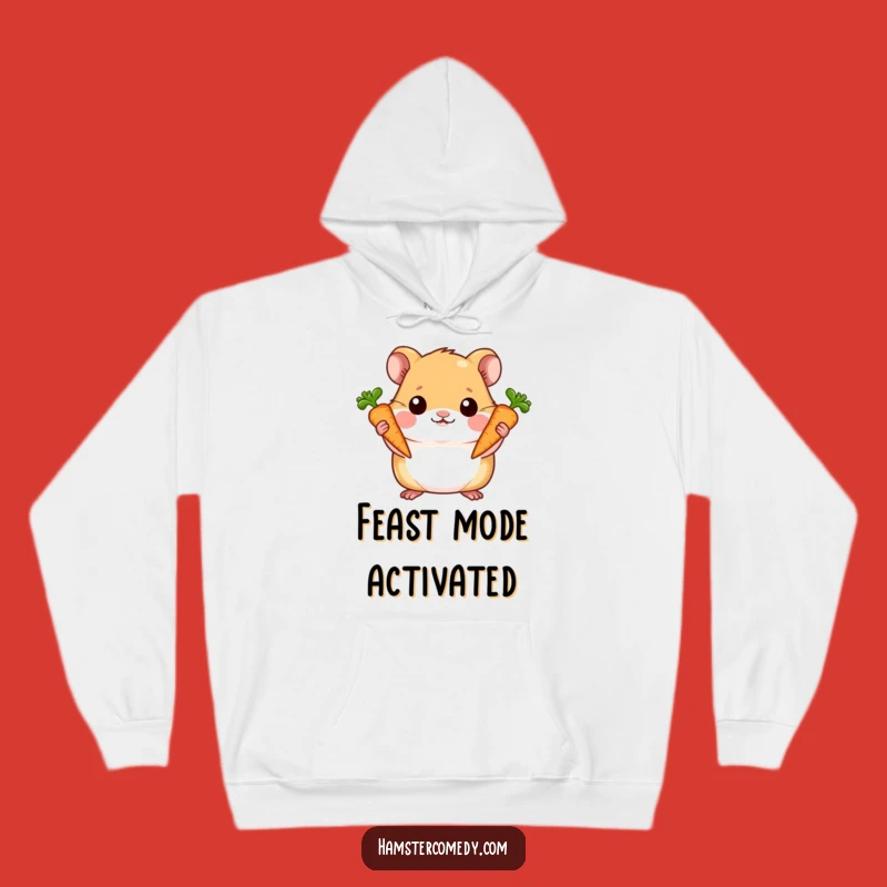 Funny Hamster Carrot Hoodie - Cozy and Proud Pet Lover Gift