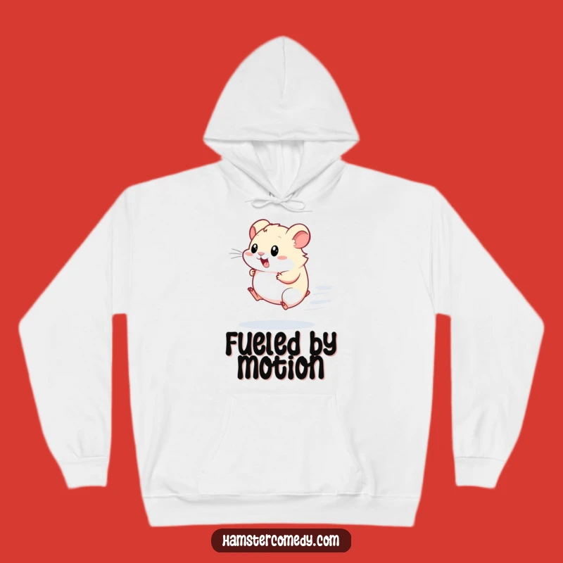 Funny Kawaii Hamster Hoodie: Cozy Speedster Style, Hilarious Gift for Active People!