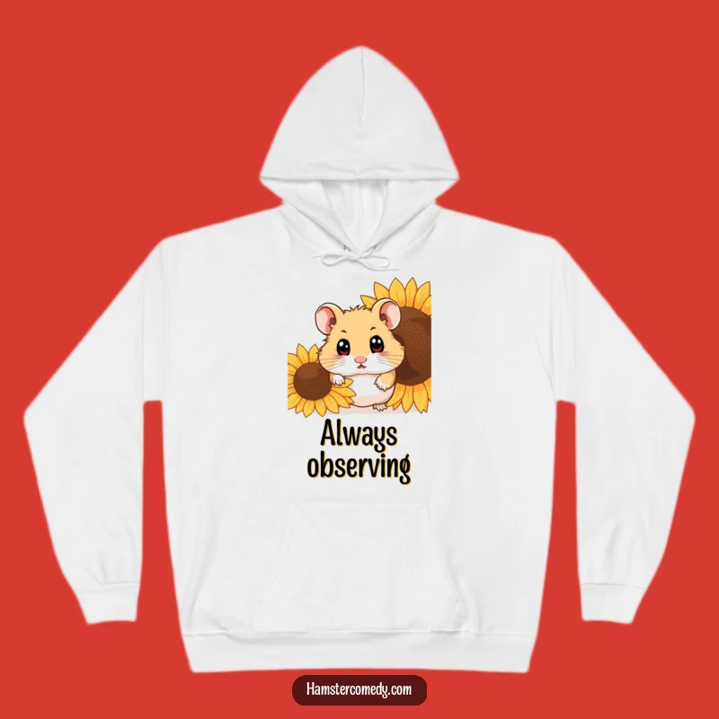 Funny Hamster Hoodie: Cozy Seed Hider Hamster Funny Gift Sweatshirt