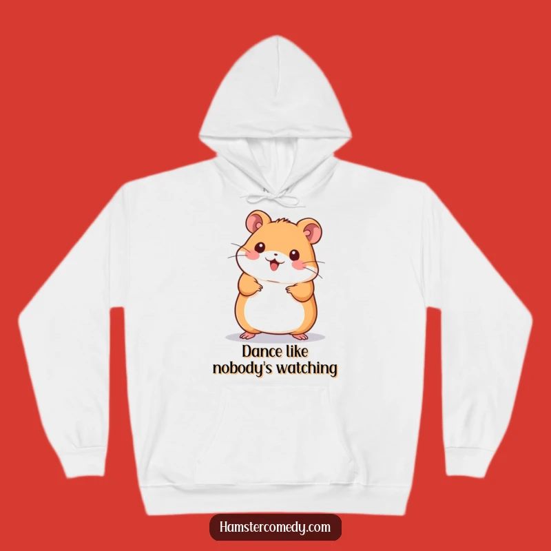 Funny Kawaii Hamster Dance Hoodie - Cozy Wiggling Amigurumi Sweatshirt Gift