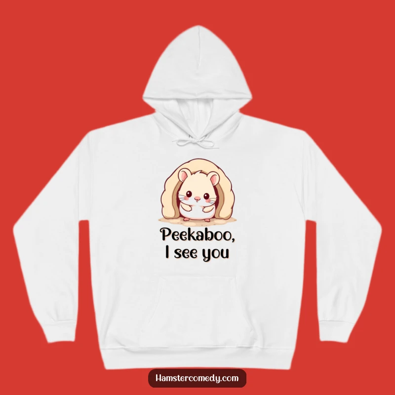 Funny Kawaii Hamster Hoodie: Cozy Burrow Design, Warm & Humorous Gift for Any Occasion