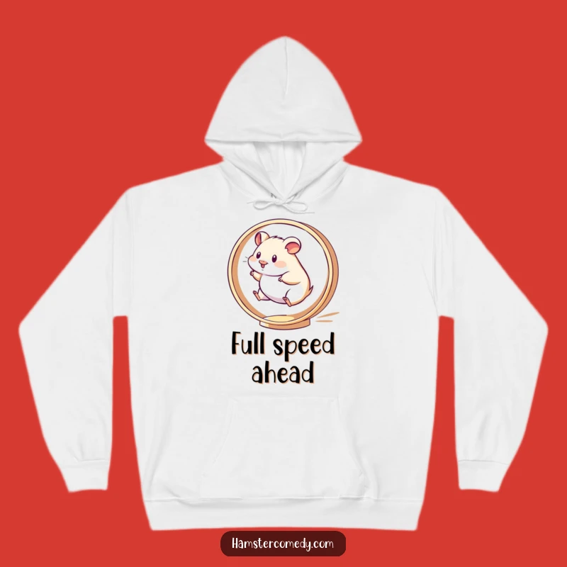 Funny Kawaii Hamster Hoodie: Cozy Spinner, a Warm Funny Gift