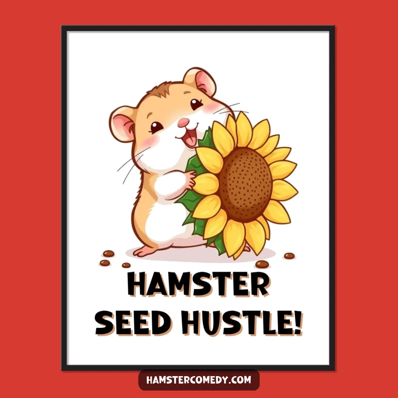 Free Printable Hamster Wall Art: Giant Seed Download Decor