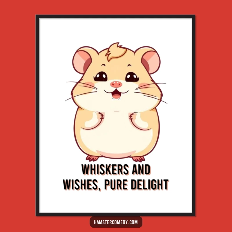 Free Printable Wall Art: Funny Hamster Expression, Hilarious Downloadable Home Decor