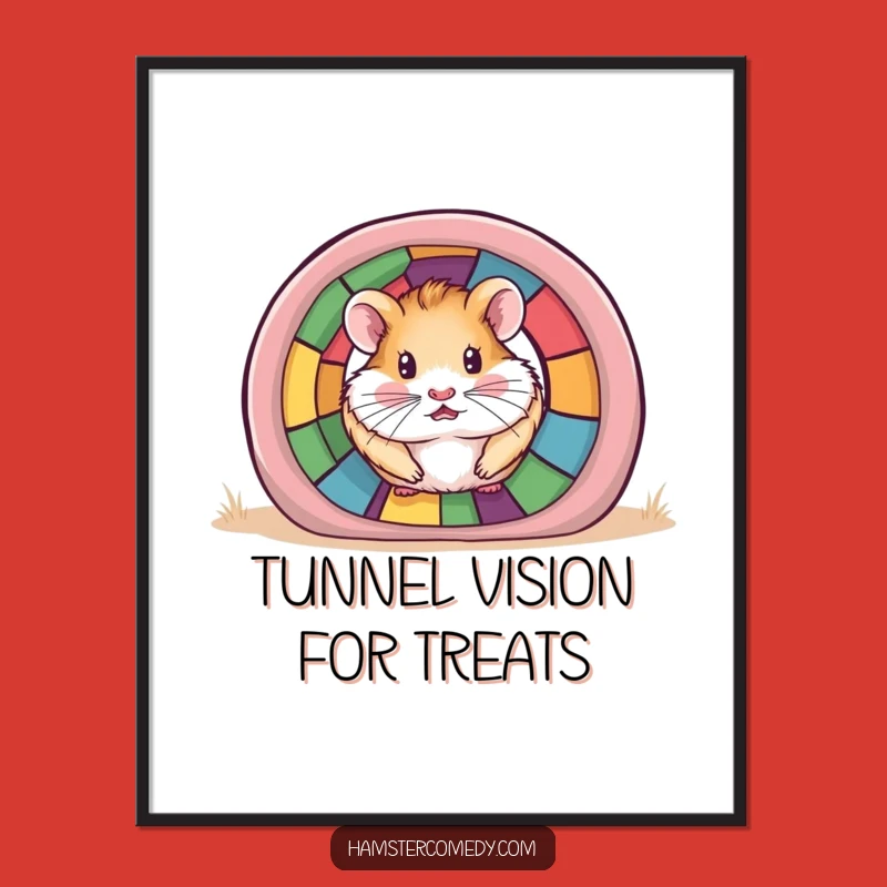 Free Printable Hamster Tunnel Wall Art: Funny Downloadable Decor for a Playful Space