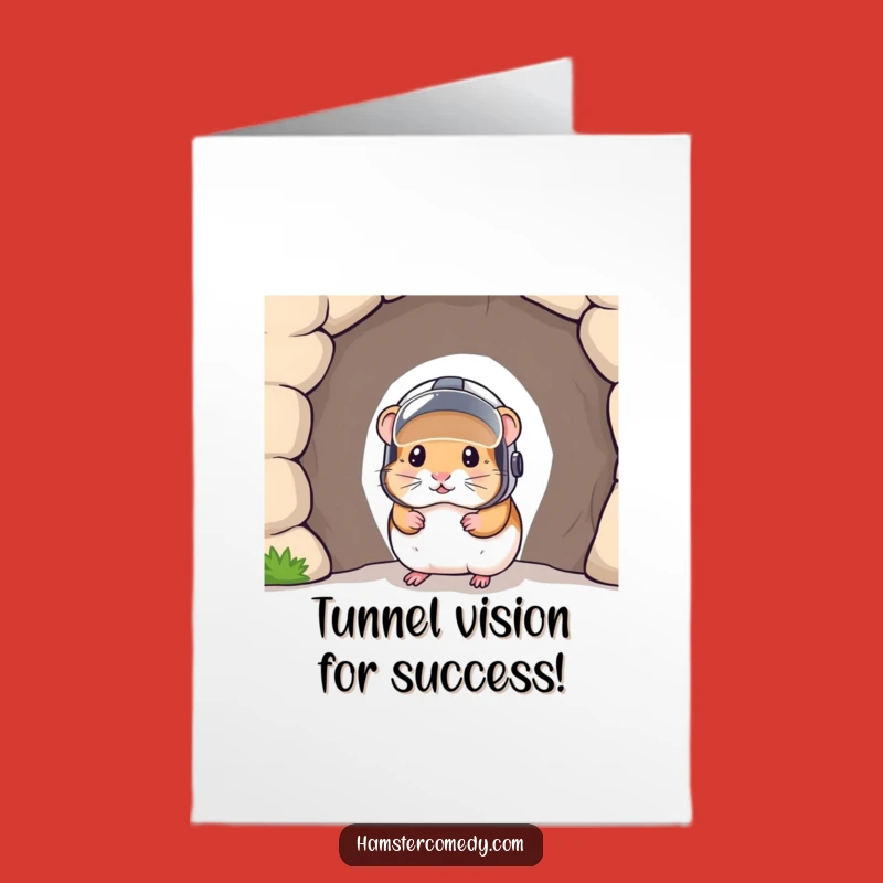 Free Printable Congrats Card: Helmet Hamster's Epic Win for a Humorous Downloadable Gift