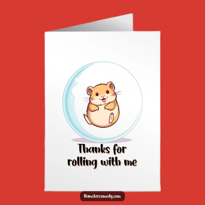 Free Printable Thank You Card: Fun Hamster Ball DIY Gift for Gratitude!