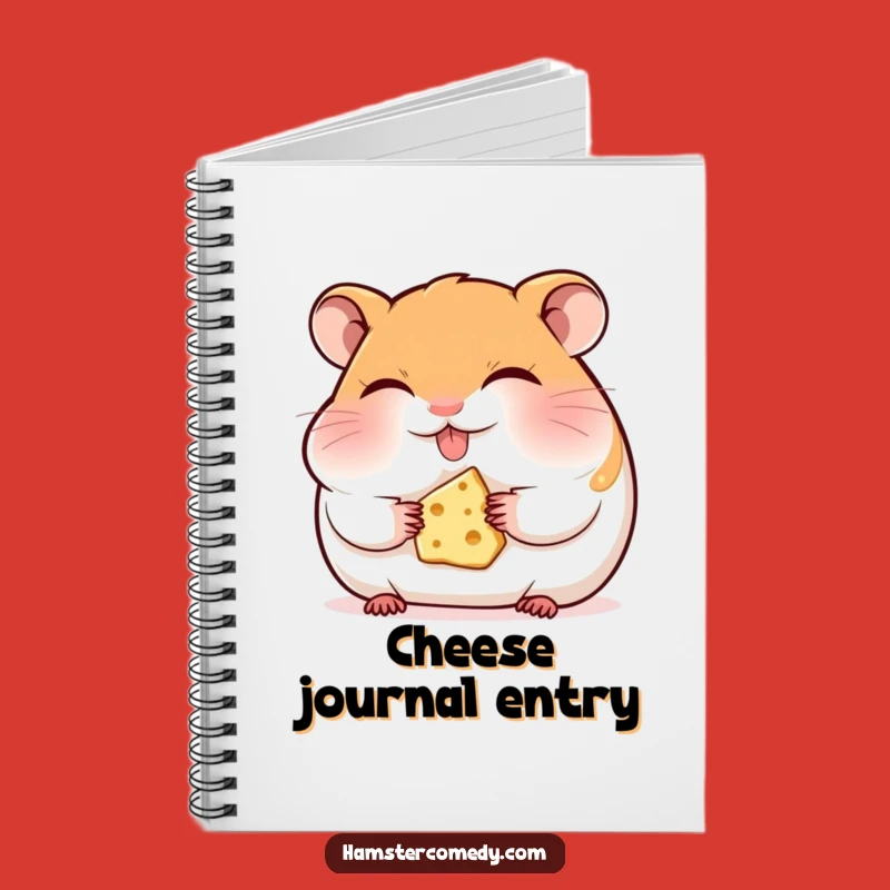Hamster Cheese Notebook: Jot Down Ideas with Tiny Treat Joy