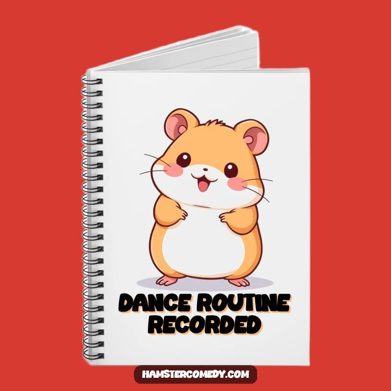 Funny Kawaii Hamster Dance Notebook - Cute Wiggling Amigurumi Journal Gift