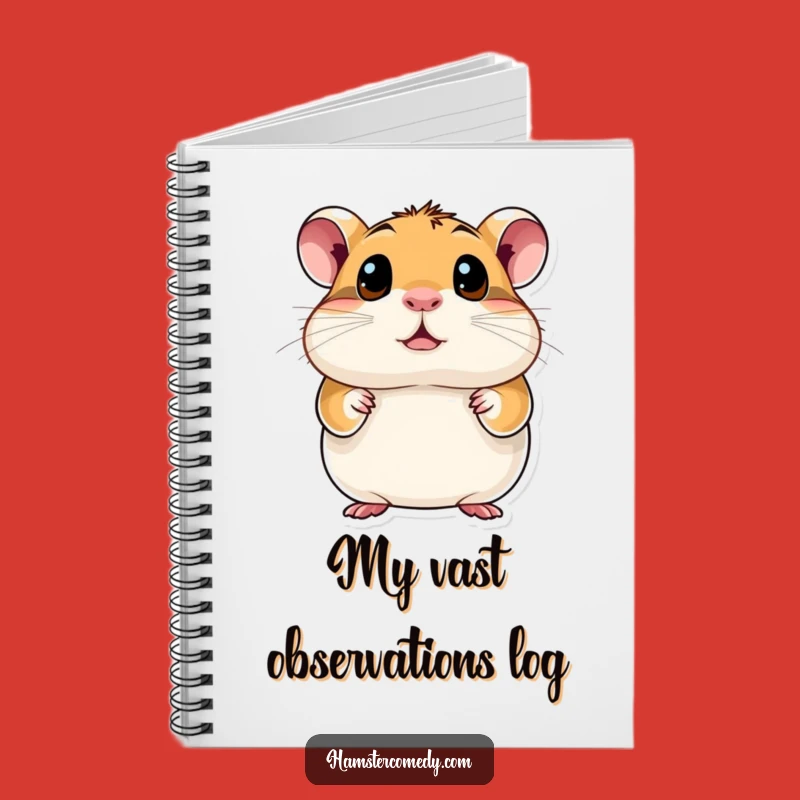 Funny Hamster Eyes Notebook: Capture Your Thoughts with Curiosity!