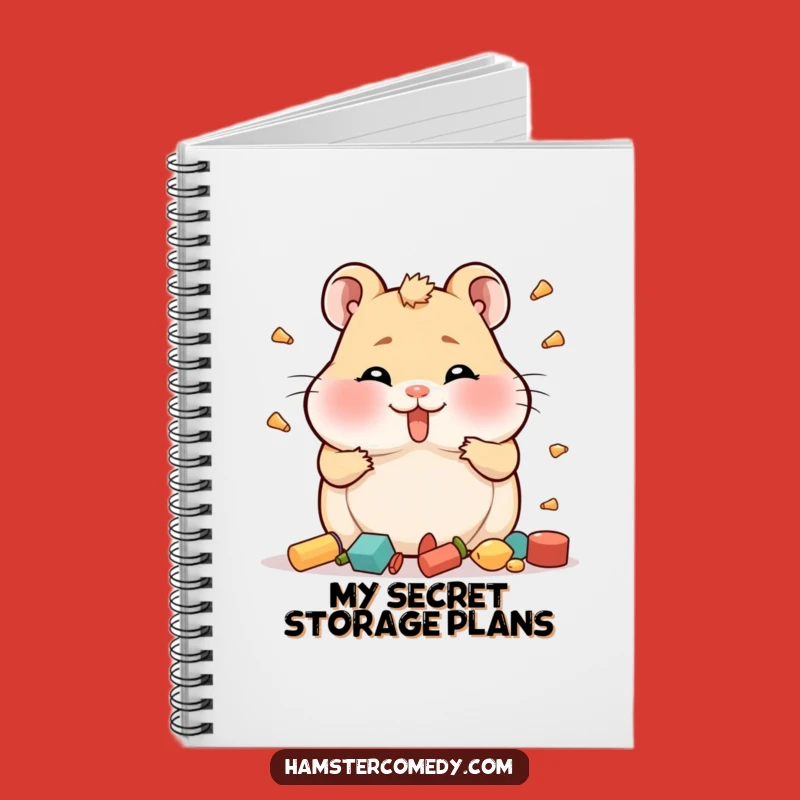 Funny Hamster Hoarder Notebook: Jot Down Ideas and Hoard Them All