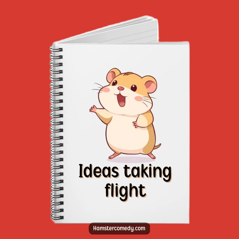 Funny Hamster Hop Notebook - Silly Pet Journal Funny Gift