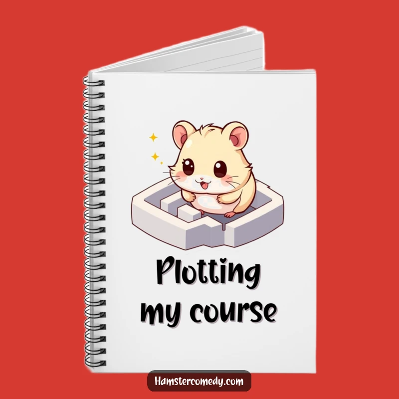 Funny Hamster Maze Notebook - Jot Down Your Discoveries!