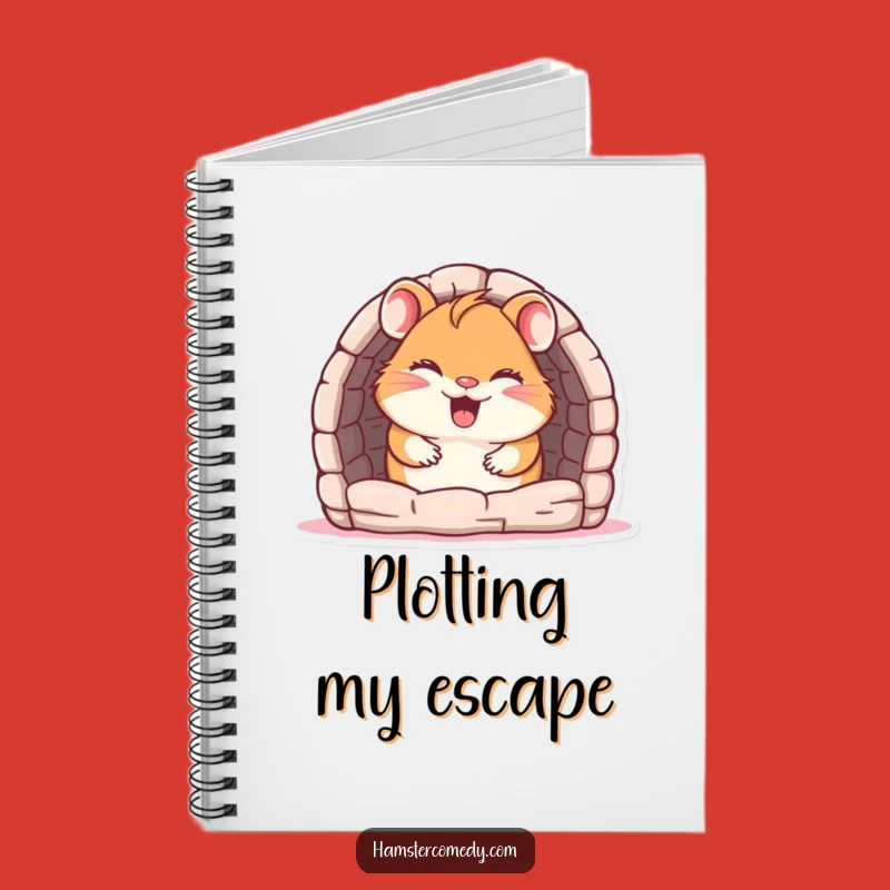 Funny Hamster Notebook: Giggling Maze Doodler Journal Gift