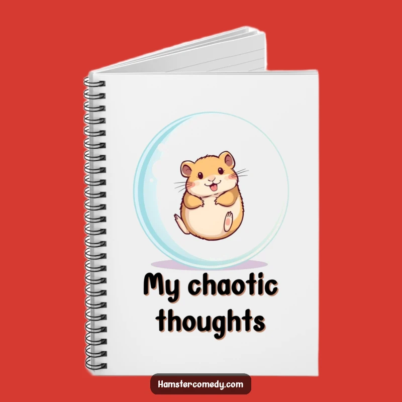 Funny Hamster Notebook: Rolling Ideas Journal, Cute Hamster Funny Gift