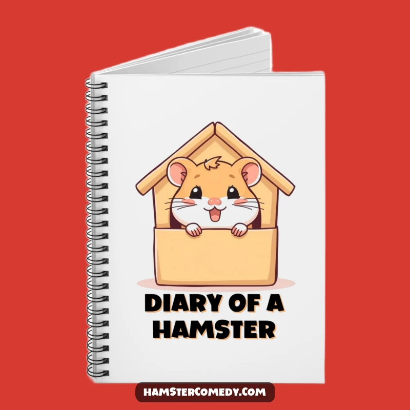 Funny Hamster Peek Notebook - Journal for Glee-Filled Notes